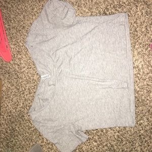 Grey crop top